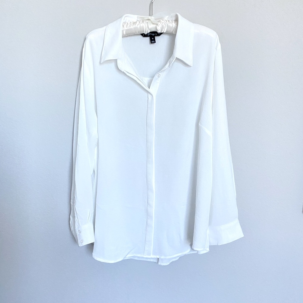 Montgomery Port‎ Women's Long Sleeve Shirts White